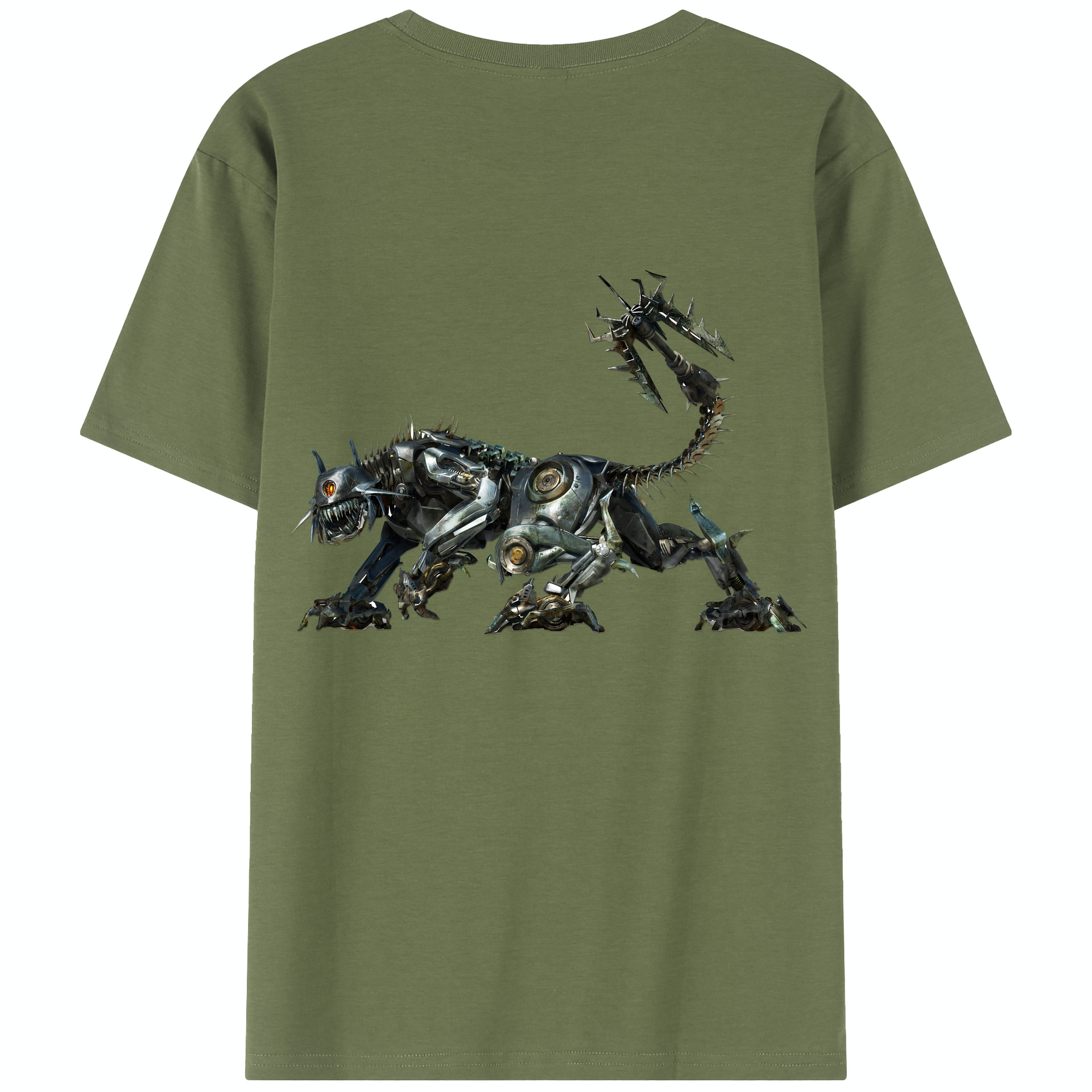 （画像用） Transformers トランスフォーマー 綿100％半袖Tシャツ（背面プリント）